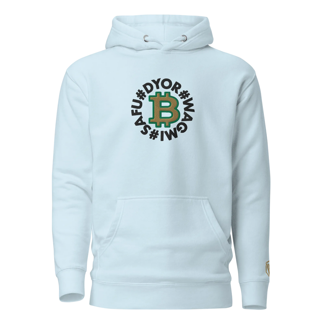 Bitcoin Hoodie HODL Circles SAFU GOLD – Bitcoin Hoodie | HODL.ag