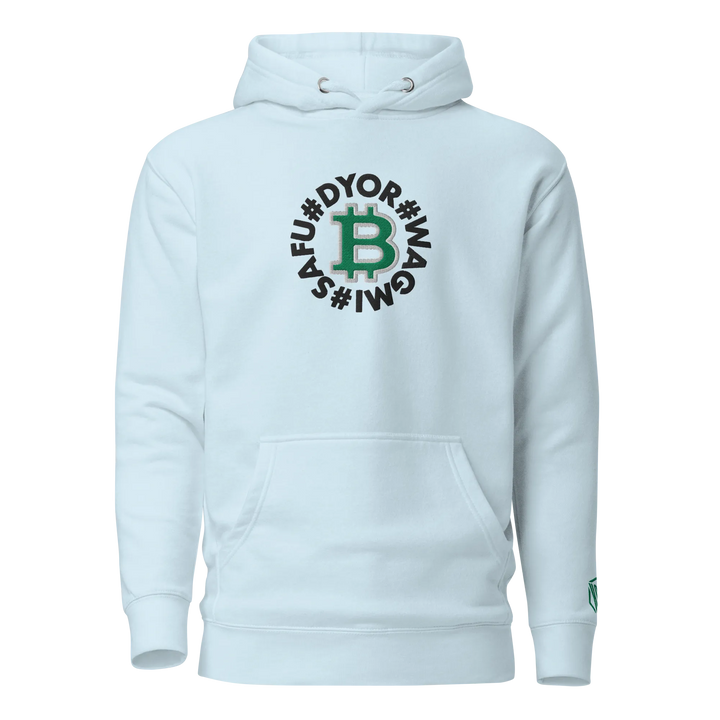 Bitcoin Hoodie HODL Circles SAFU Green – Bitcoin Hoodie | HODL.ag