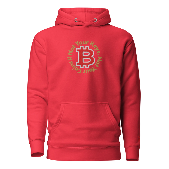 Bitcoin Hoodie HODL Circles Red – Bitcoin Hoodie | HODL.ag