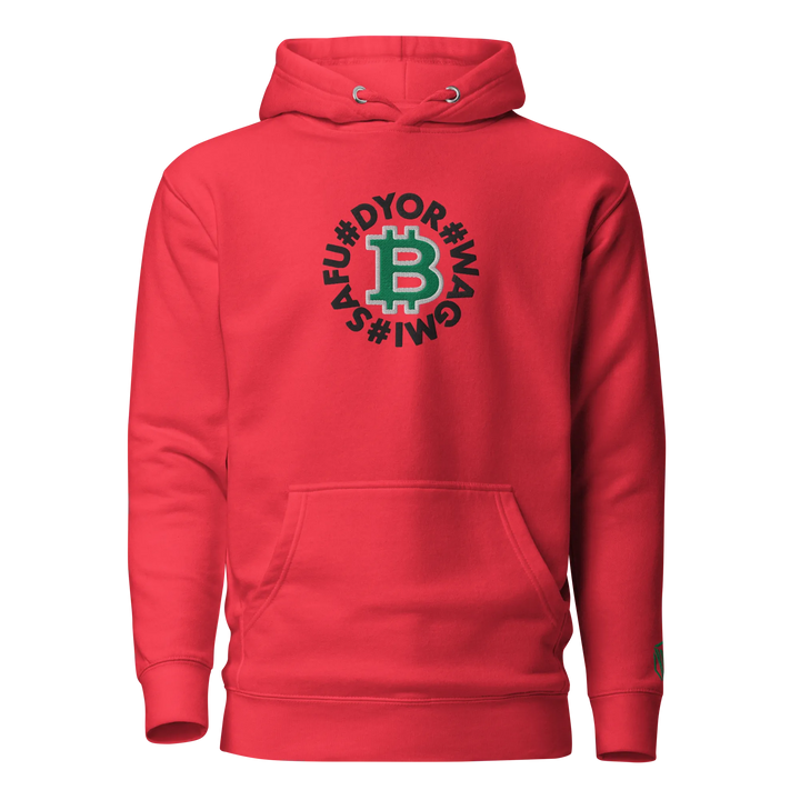 Bitcoin Hoodie HODL Circles SAFU Green – Bitcoin Hoodie | HODL.ag