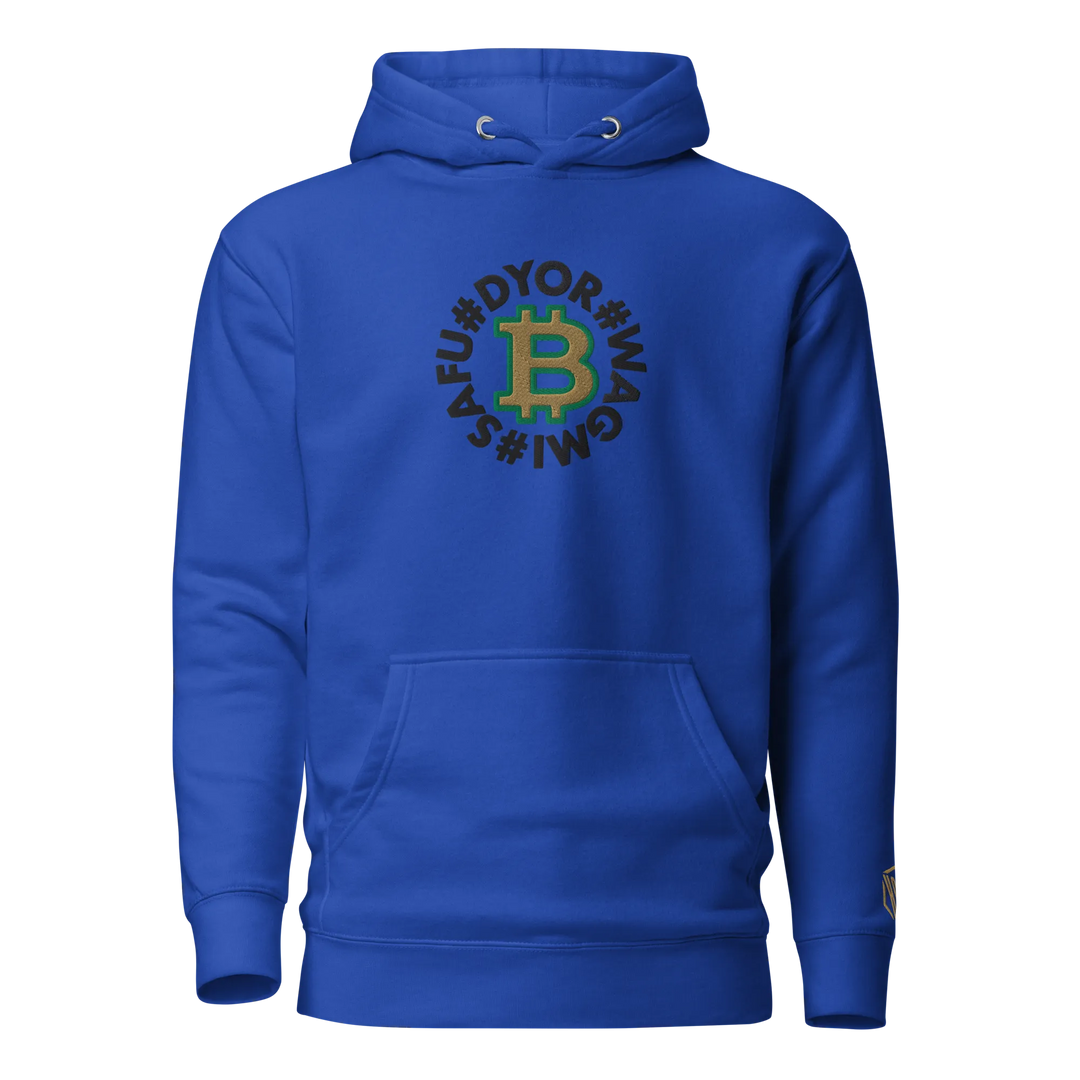 Bitcoin Hoodie HODL Circles SAFU GOLD – Bitcoin Hoodie | HODL.ag