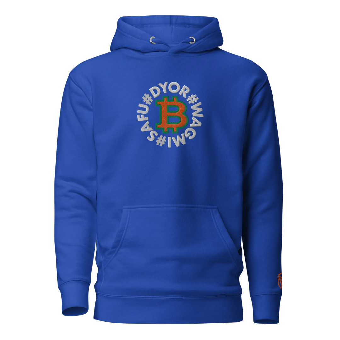 Bitcoin Hoodie HODL Circles SAFU Orange – Bitcoin Hoodie | HODL.ag