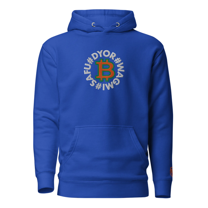 Bitcoin Hoodie HODL Circles SAFU Orange – Bitcoin Hoodie | HODL.ag