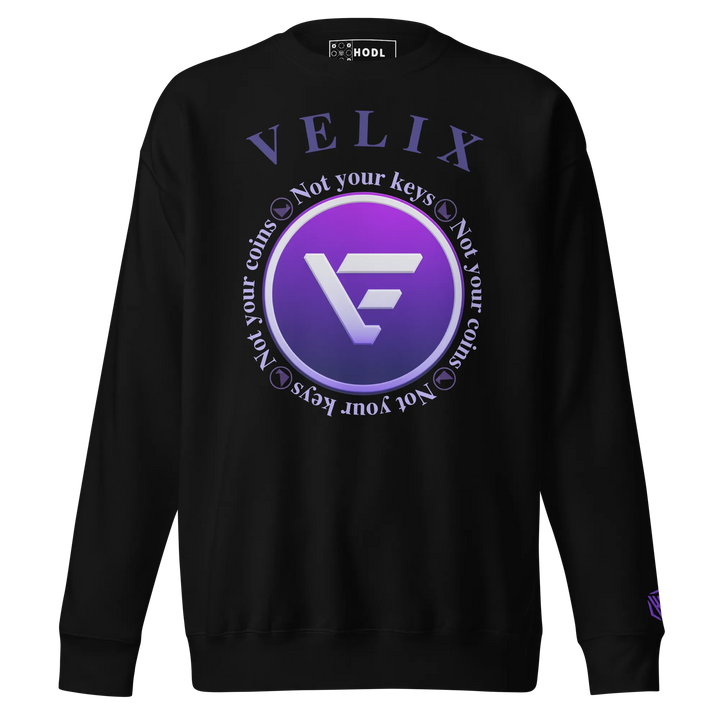 VELIX Sweatshirt – Crypto Merch „Not Your Keys“ – Crypto Pullover | HODL.ag