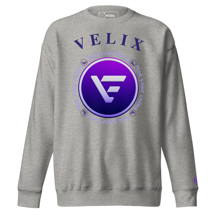 VELIX Sweatshirt – Crypto Merch „Not Your Keys“ – Crypto Pullover | HODL.ag