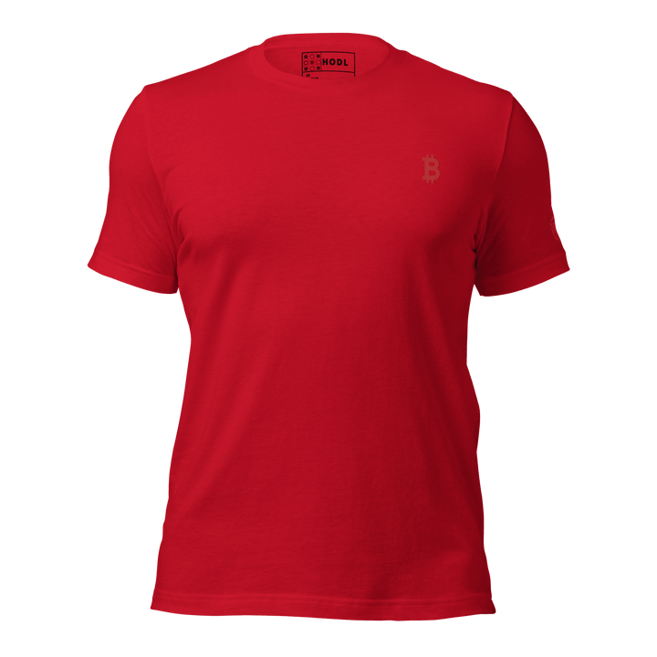 Bitcoin T-Shirt Red Stick Unisex