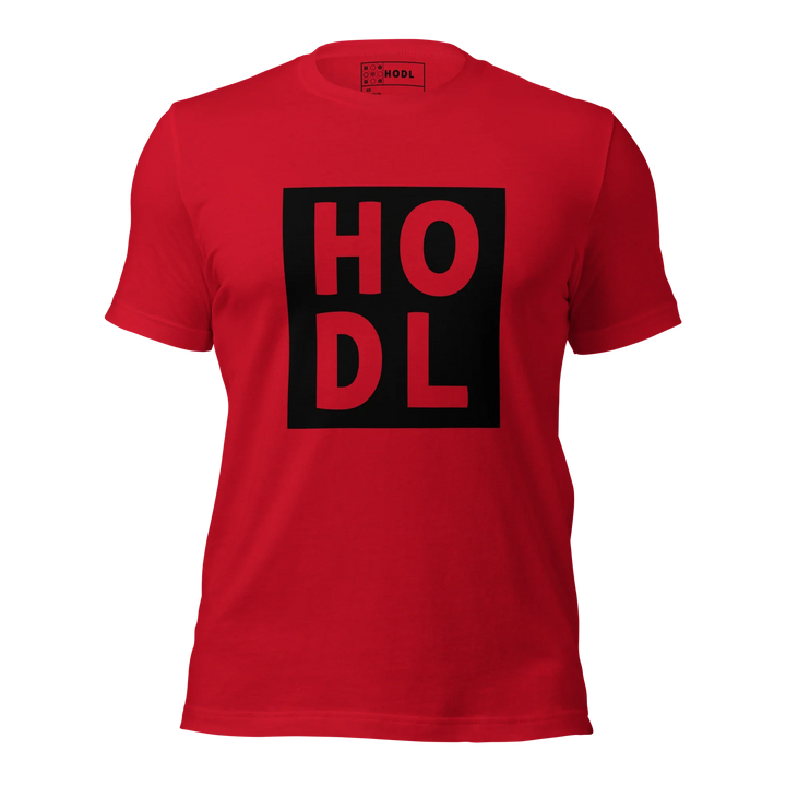 HODL T-Shirt Black Box Maxi - Red Signal / XS 39.00 hodl.ag