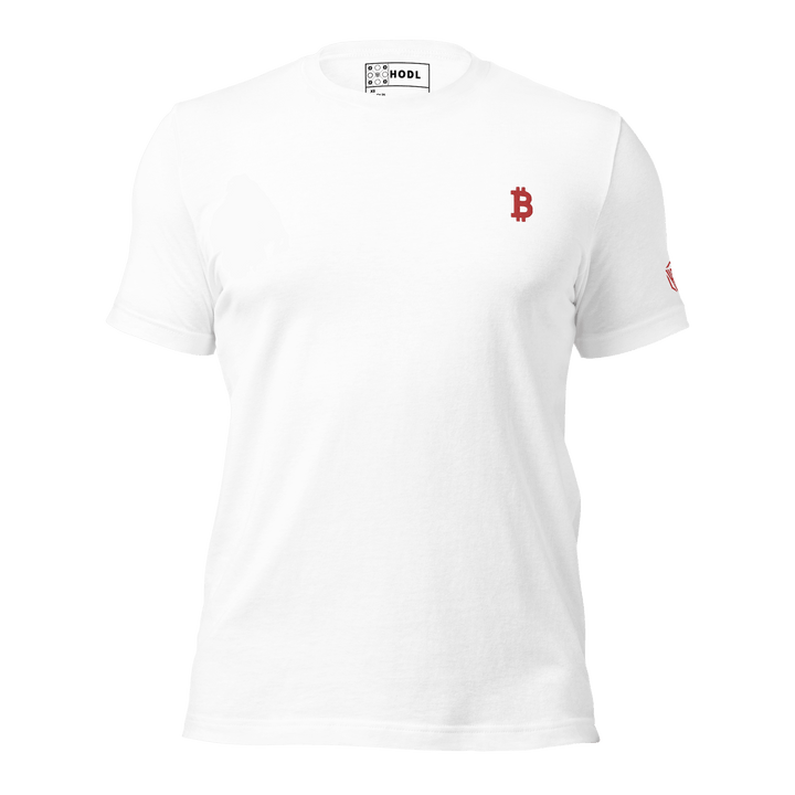 Bitcoin T-Shirt Red Stick Unisex